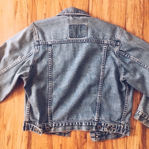 Vintage 90s Arizona Jean Co. Big Ring Denim Jacket - Picture 6 of 8